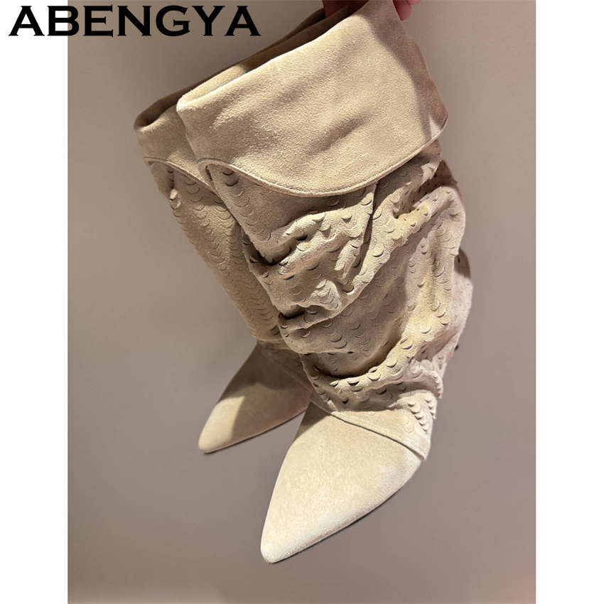 Ethnic Fashion For Women - Women's Mid Calf Short Boots 2026