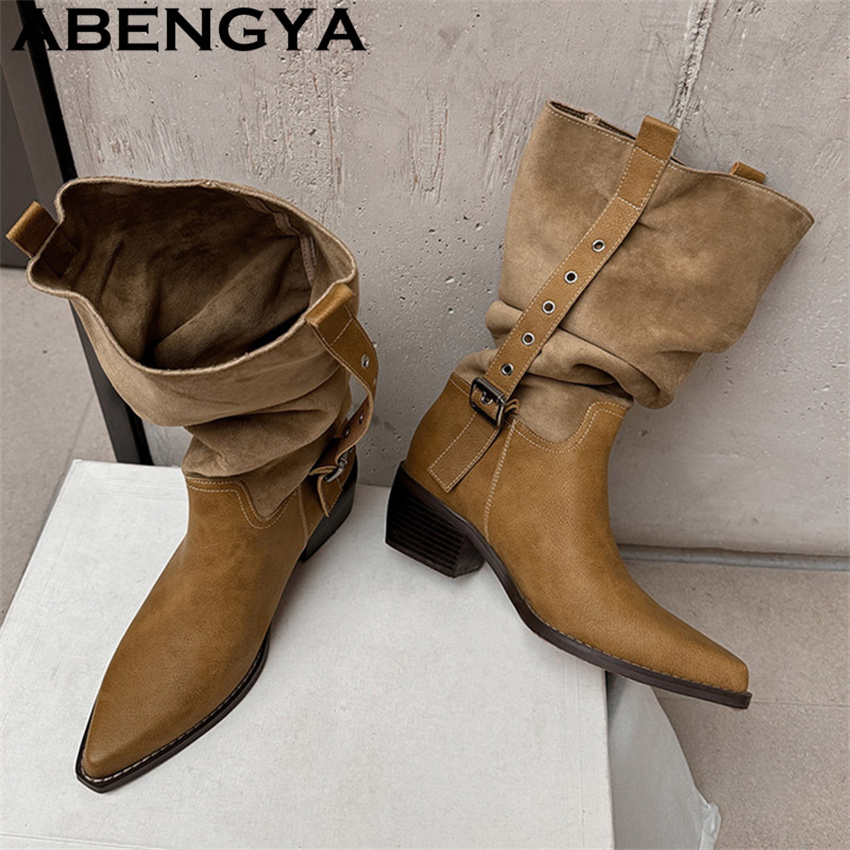 Ethnic Fashion For Women - 2026 New Western Cowboy Knight Boots
