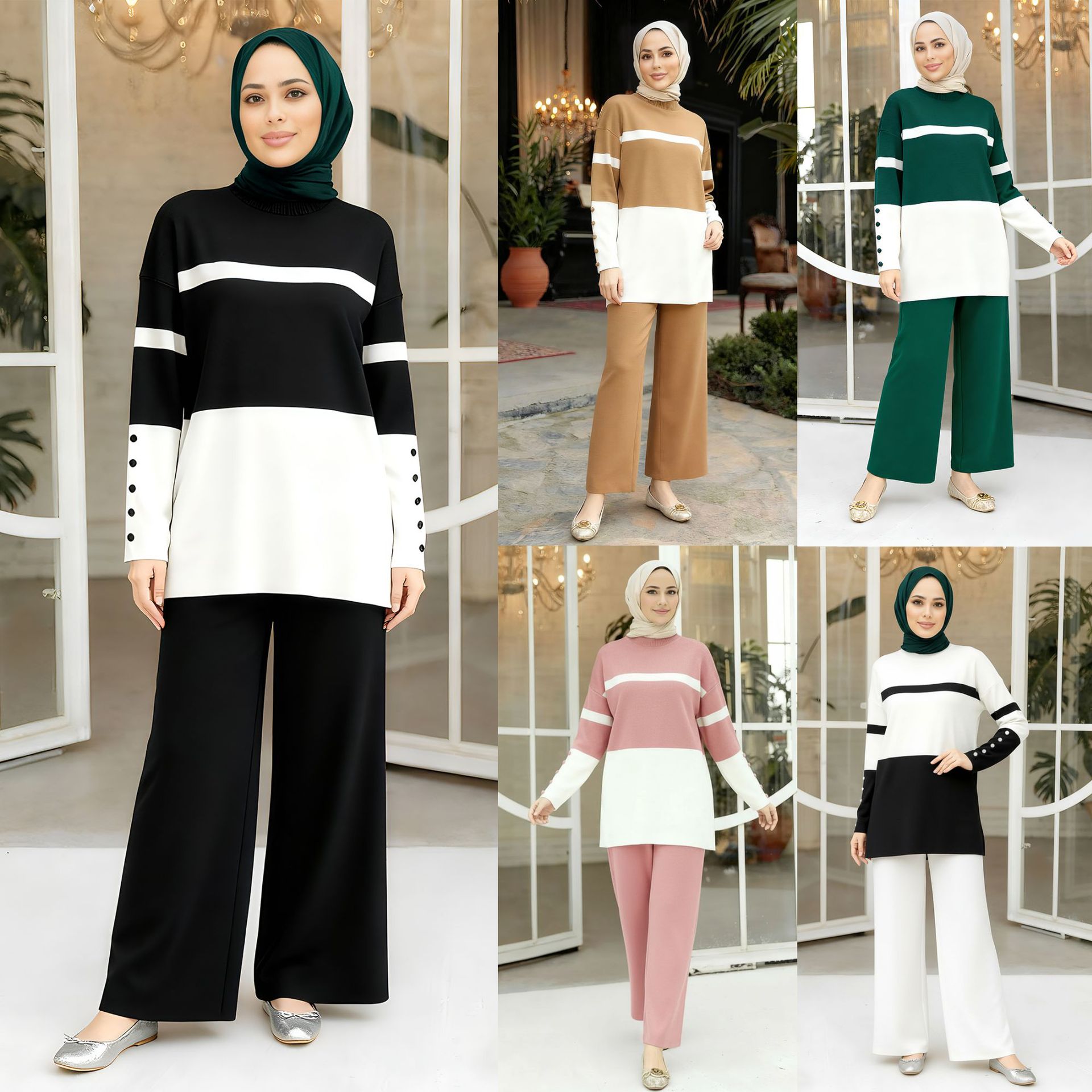 Eid Women Knit Sweater 2 Piece - огляд і ціна Jalabiya Women Arabic