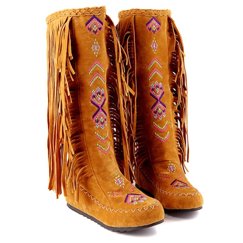 Tassel Boots Handmade Embroide - огляд і ціна Ethnic Fashion For Women