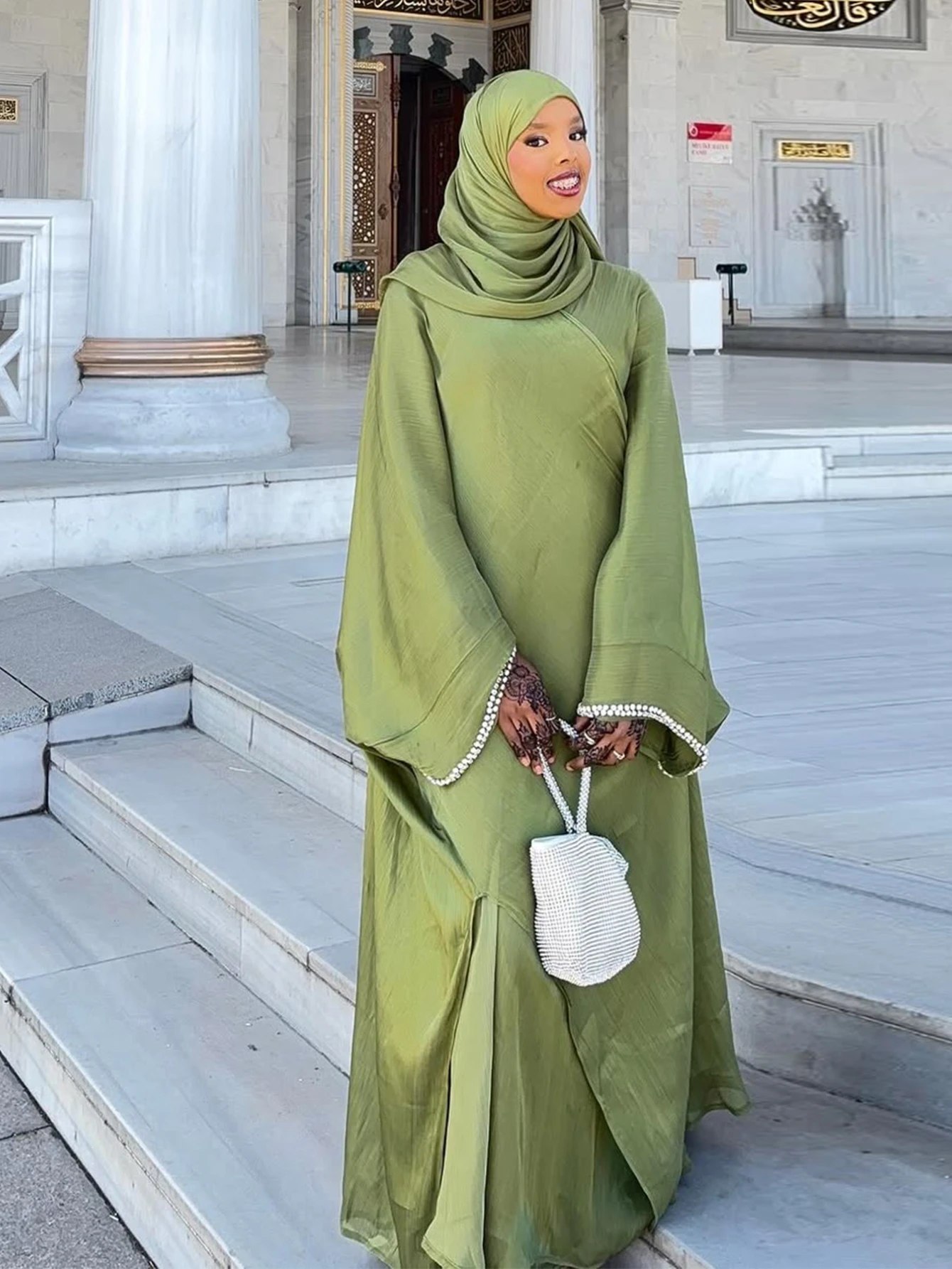 Eid Muslim Abaya Scarf Dress 1 - огляд і ціна Jalabiya Women Arabic
