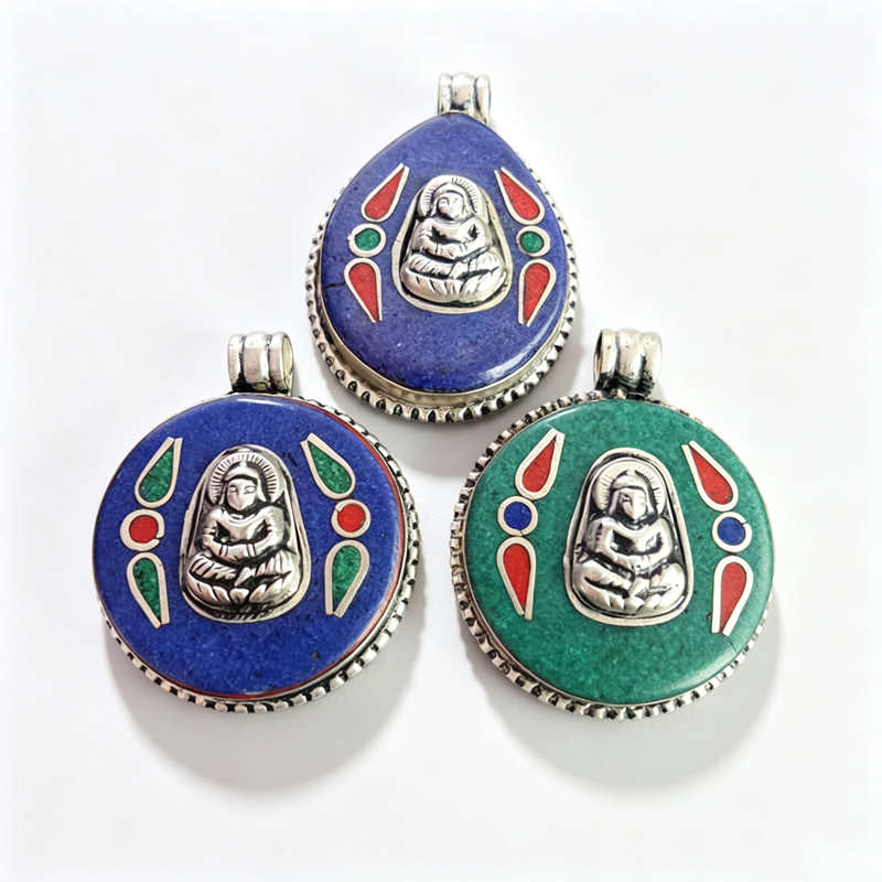 Tibetan Buddha Amulet Pendants - огляд і ціна Ethnic Fashion Com