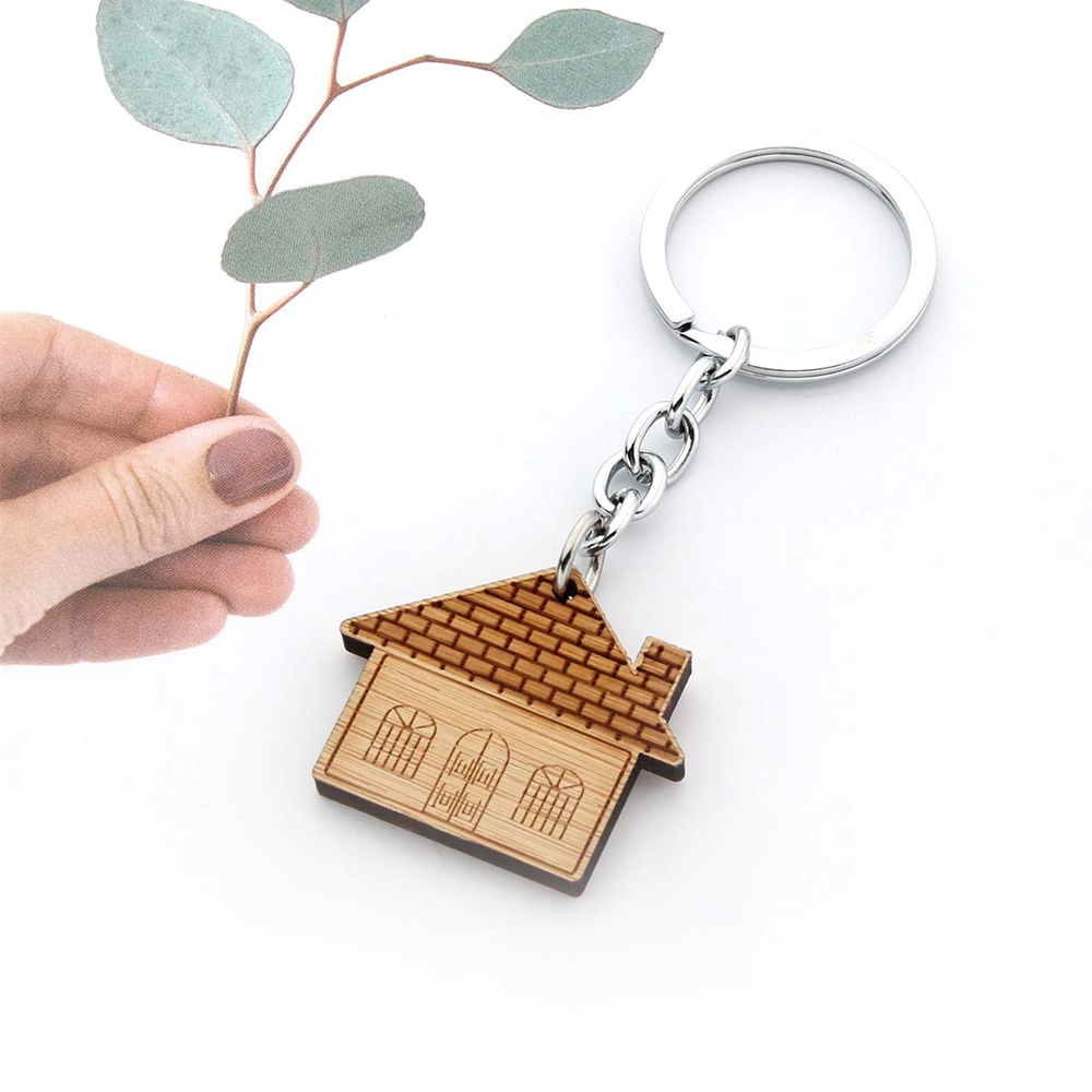 Fashion Wooden House Key Chain - огляд і ціна Ethnic Fashion House
