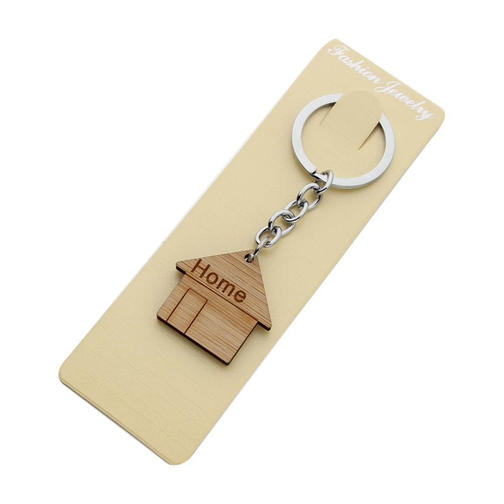 Fashion Wooden House Key Chain - огляд і ціна Ethnic Fashion House
