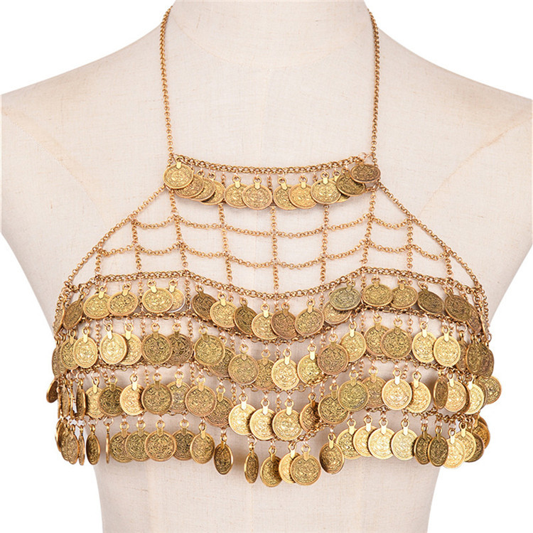 Beach Gypsy Coin Tassel Sexy B - огляд і ціна Ethnic Fashion Co In